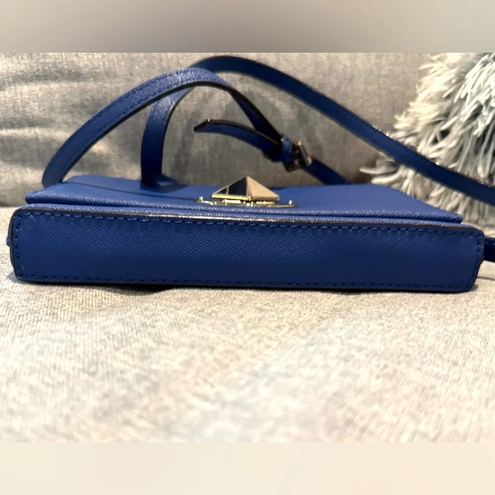 Kate Spade Newbury Lane Sally Crossbody Bag in Royal Blue Saffiano Leather, EUC - Picture 6 of 14